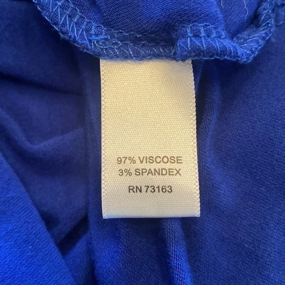 Neiman Marcus royal blue tank long asymmetrical maxi Sleeveless Dress size small - Picture 9 of 11